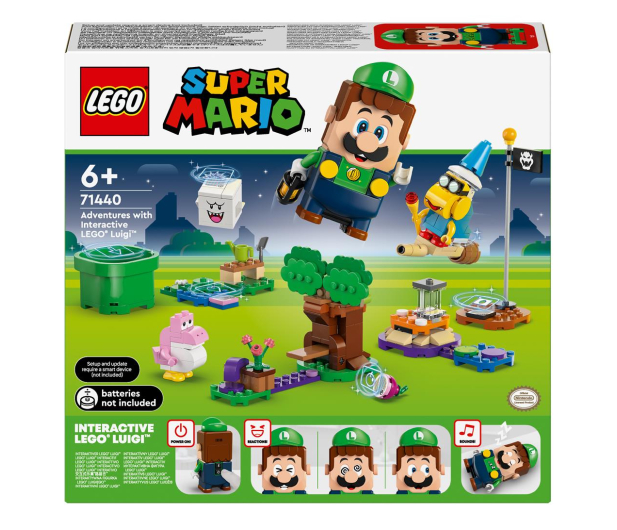 LEGO Super Mario 71440 Przygody z interaktywną figurką LEGO Luigi - 1266159 - zdjęcie